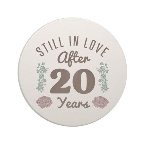 Cute 20th Anniversary Coaster Birthday Ts For