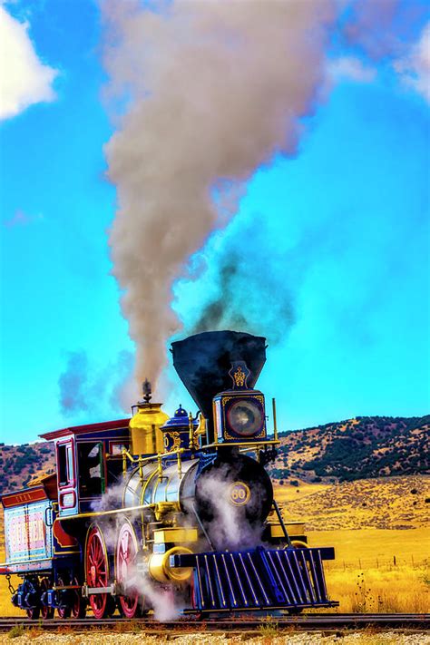The 60 Jupiter Steaming Down The Rails Photograph By Garry Gay Pixels
