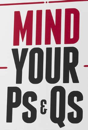 Mind your p's and q's. Social Media Etiquette: Are Your Profiles Minding Their Ps ...