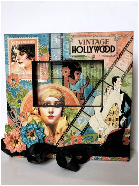 Vintage Hollywood Frame By Graphic 45 Graphic 45 Artist Trading