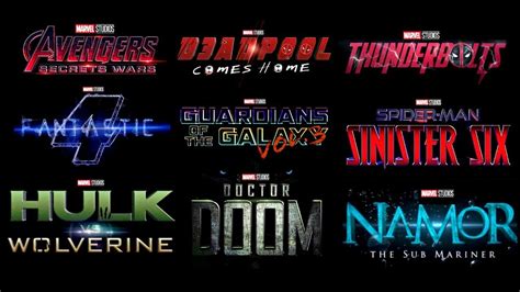 Leaked Marvel Phase 5 Slate Announcment Avengers 5 X Men