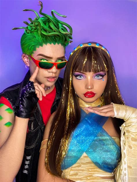 Cleo De Nile And Deuce Gorgon Cosplay Monster High Cosplay Disfraces De Halloween Para