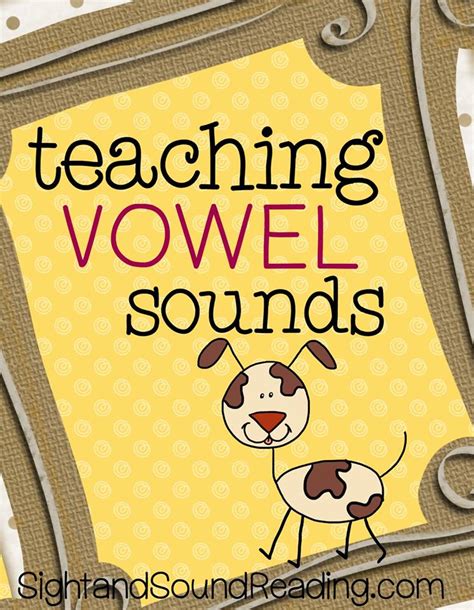 Teaching Vowel Sounds To Kindergarten Short Vowels Vowel Long Posters