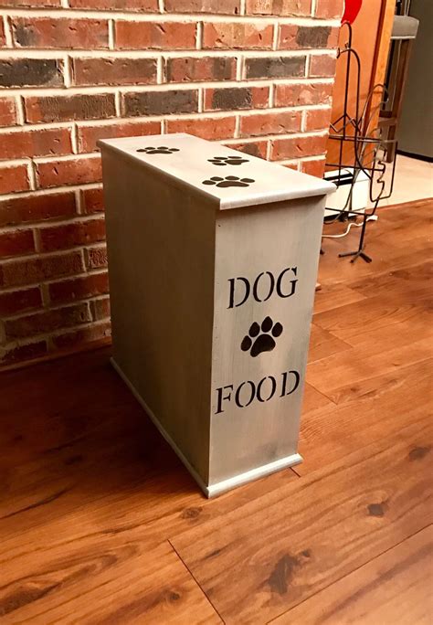 Dog food storage and dog treat containers. A personal favorite from my Etsy shop https://www.etsy.com ...