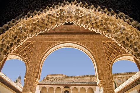 Decorative Moorish Architecture In The Nasrid Palaces At