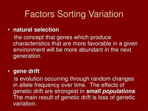 Due to the presence of the special cause variation in the process, it becomes more likely to witness the instability, and predicting the outcomes becomes difficult. PPT - Evolution and Genetics PowerPoint Presentation, free ...