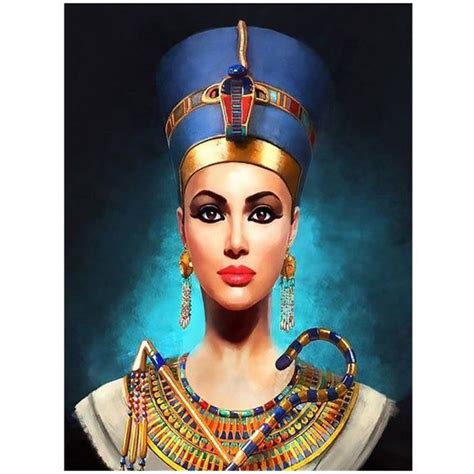 Egyptian Wall Art Egyptian Painting Egyptian Queen Art Reine Art Oil Painting On Canvas Art