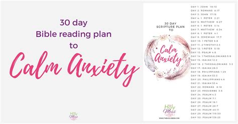 30 Bible Verses To Calm Anxiety With Free Pdf Printable The Holy Mess