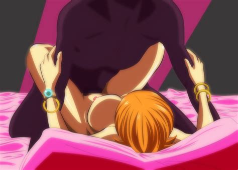 Rule 34 Bracelet Breasts Cahlacahla Censored Jewelry Large Breasts Nami Nude One Piece Orange