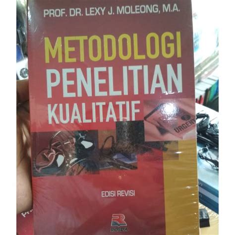 Jual Buku Metodologi Penelitian Kualitatif By Lexi Moleong Shopee
