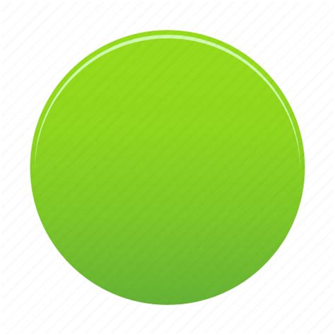 Circle Green Round Shape Trafficlight Icon