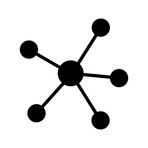 Networking Diagram Vector Icon 551233 Vector Art At Vecteezy