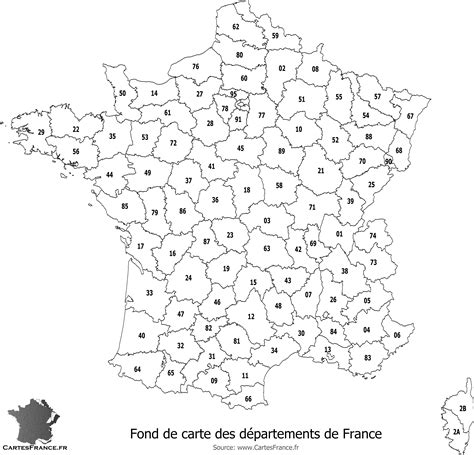 Apprendre la géographie avec des jeux amusants. cartes des departements français - Les departements de France