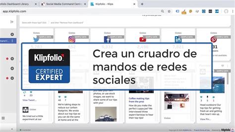 Dashboard Crea Un Cuadro De Mandos De Redes Sociales En Klipfolio