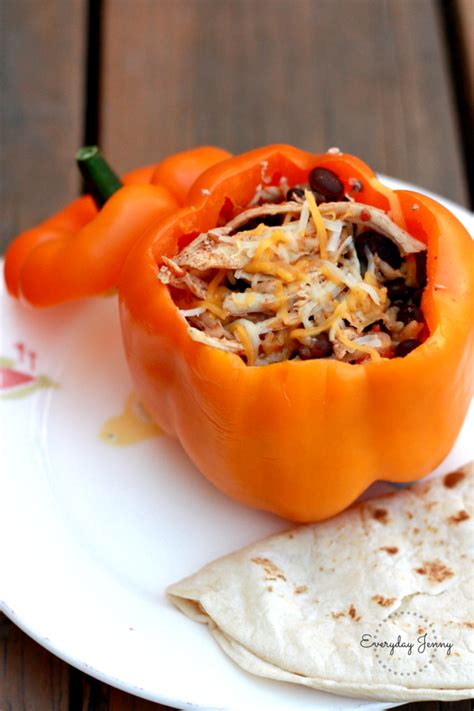 Mexican stuffed bell pepper | Stuffed peppers, Halloween food dinner