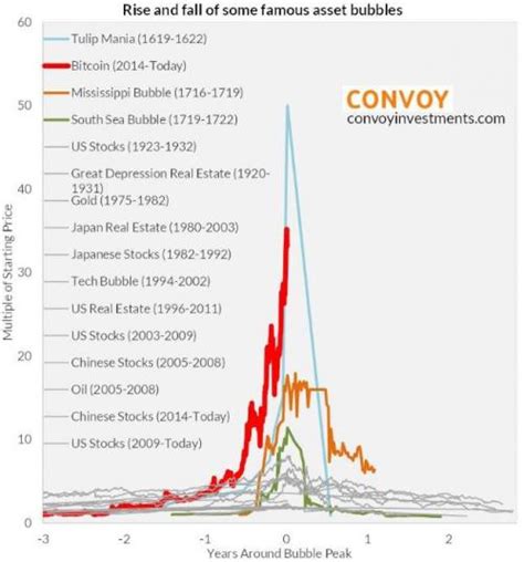 Today's bitcoin craze is being compared to the netherland's tulip mania of the 17th century, which tragically led to many suicides and banktruptcies. It's Official: Bitcoin Surpasses "Tulip Mania", Is Now The Biggest Bubble In World History ...