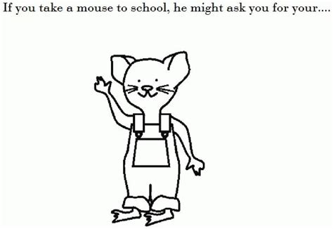 If You Give A Mouse A Cookie Coloring Pages - Coloring Home