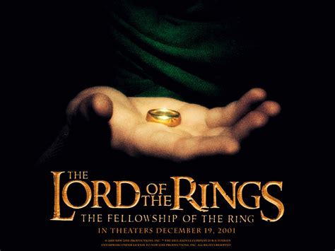 The Lord Of The Rings The Fellowship Of The Ring Movie Poster Pop