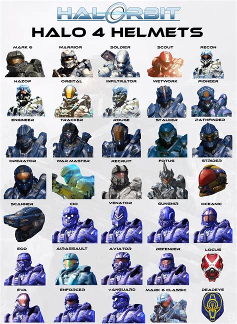 Look At All The Pretty Halo 4 Helmets