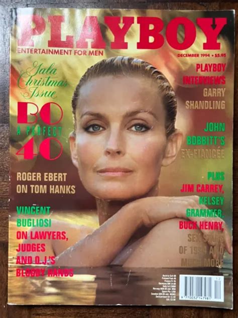 Bo Derek Us Playboy Magazine December Holiday Issue