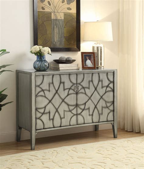 Grey Accent Cabinet From Coaster Coleman Furniture