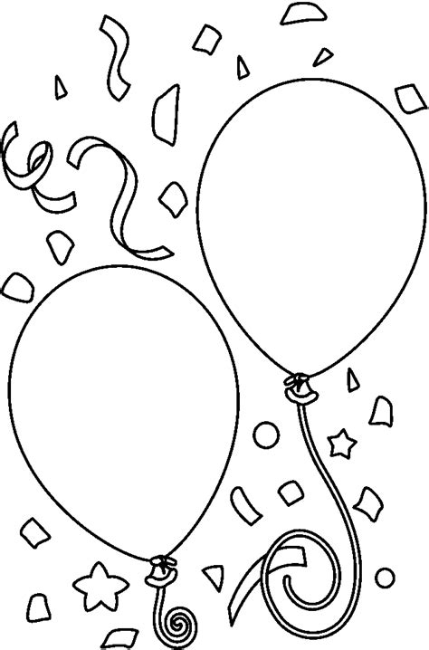 Balloons Clipart Black And White Clipart Best