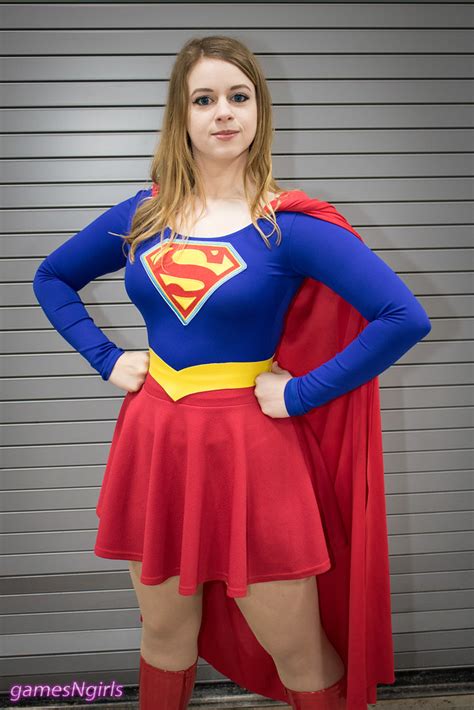 supergirl cosplay cosplay of dc comics character supergirl… flickr