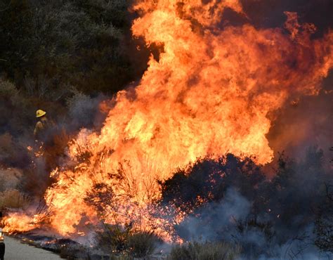 Firefighters Fight Thomas Fire In The Los Padres National Forest
