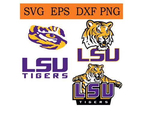 Lsu Tigers University Louisiana Svg File Vector Design In Svg Eps