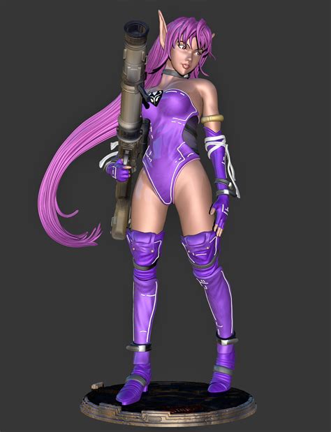 Artstation Nei Nei 1153 Phantasy Star 2 3d Printed Figure ネイ ファンタシースターii