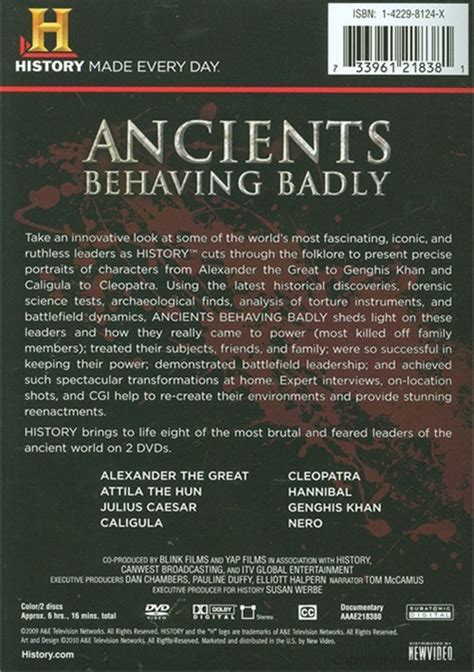 Ancients Behaving Badly Dvd Dvd Empire