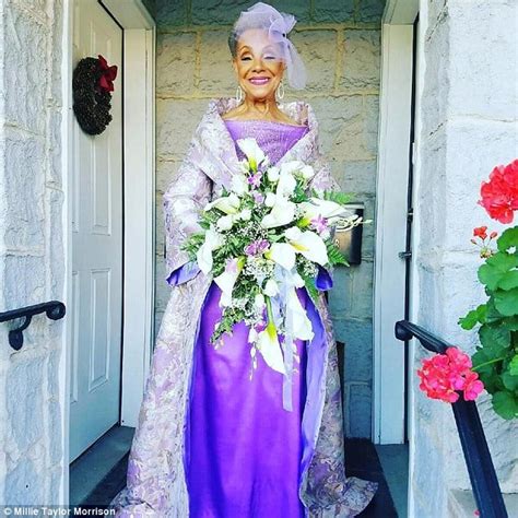 gorgeous grandma bride 86 stuns internet in wedding dress she designed herself pulptastic