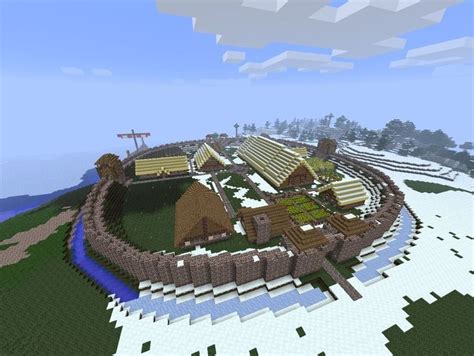 Viking Fort Minecraft Project Vikings For Kids Viking Village