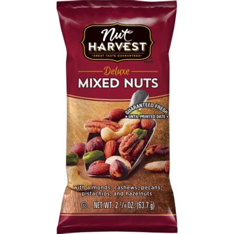 Nut Harvest Deluxe Mixed Nuts Snacks 225 Oz Bakers