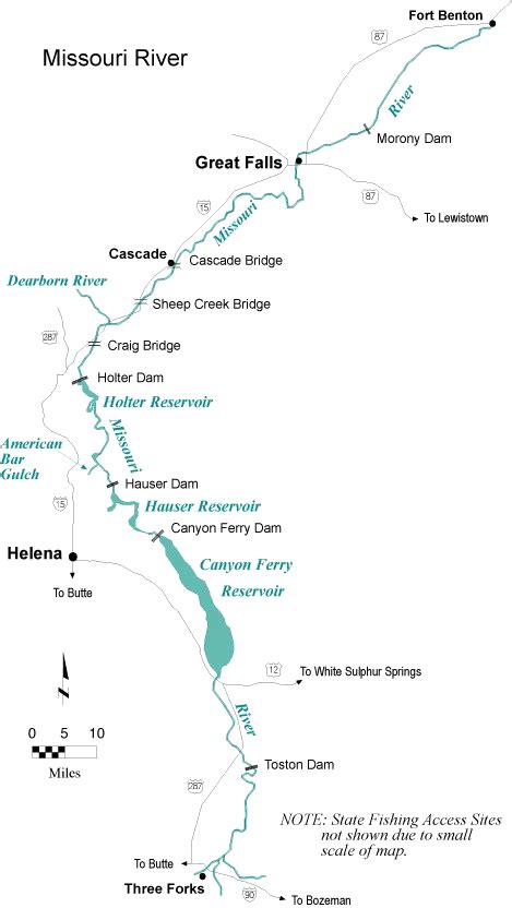 29 Map Of The Missouri River Map Online Source