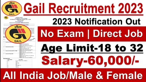 Gail Recruitment 2023gail Recruitment 2023120 Vacancygail Careers