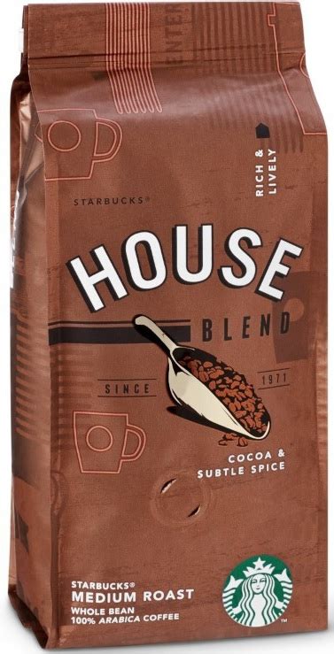 This is a very easy coffee to find, and a very pleasing coffee to drink. Starbucks House Blend Medium Roast coffee beans 250 g ...