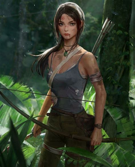 Costume Lara Croft Lara Croft Outfit Fantasy Female Warrior Fantasy Girl Wallpaper Lara