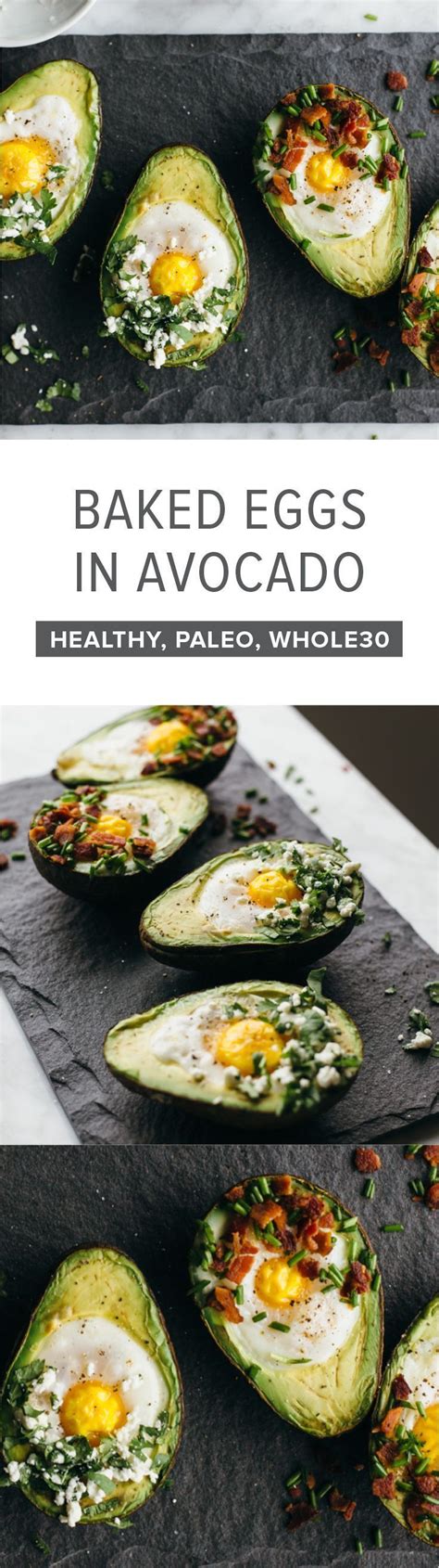 These Baked Eggs In Avocado Are The Perfect Healthy Gluten Free Paleo