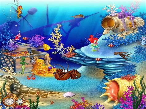 Animated Aquaworld Free Aquarium Screensaver