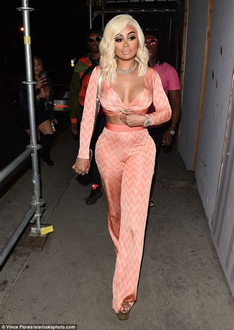 Blac Chyna Bares Her Hourglass Figure In Plunging Outfit For Amber Rose