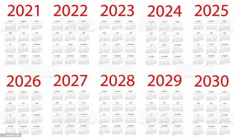 Marque las tareas priorizadas y organice su agenda al minuto. Ilustración de Calendario 2021 2022 2023 2024 2025 206 ...