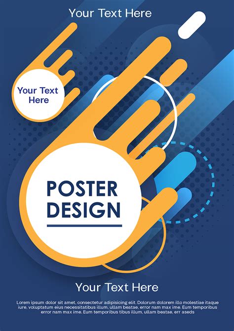 Poster Design Vector At Collection Of Poster Design