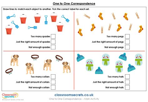 Year 1 One To One Correspondence Lesson Classroom Secrets Classroom