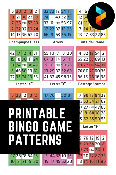 10 Best Printable Bingo Game Patterns Pdf For Free At Printablee