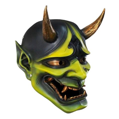 Japanese Monster Devil Hannya Noh Kabuki Demon Oni Samurai Resin Mask