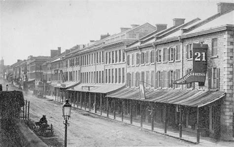 Princess Street At Wellington Street 1865 Kingston Ontario Source