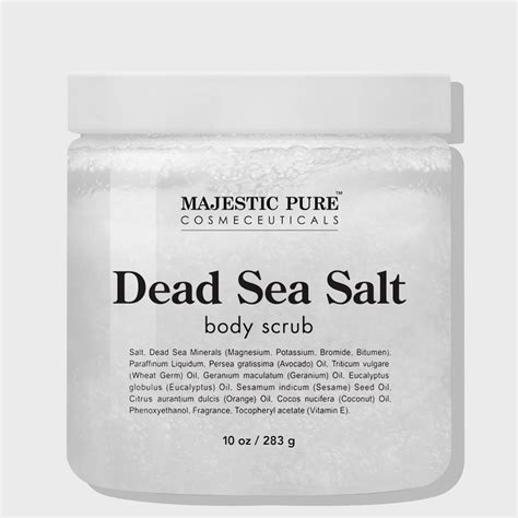 Dead Sea Salt Scrub Majestic Pure Cosmeceuticals