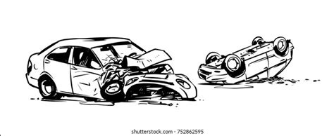 2501 Car Crash Drawing Images Stock Photos And Vectors Shutterstock