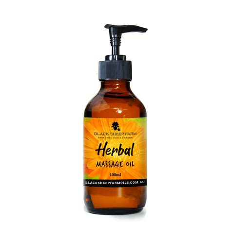 Herbal Massage Oil Black Sheep Farm Oils